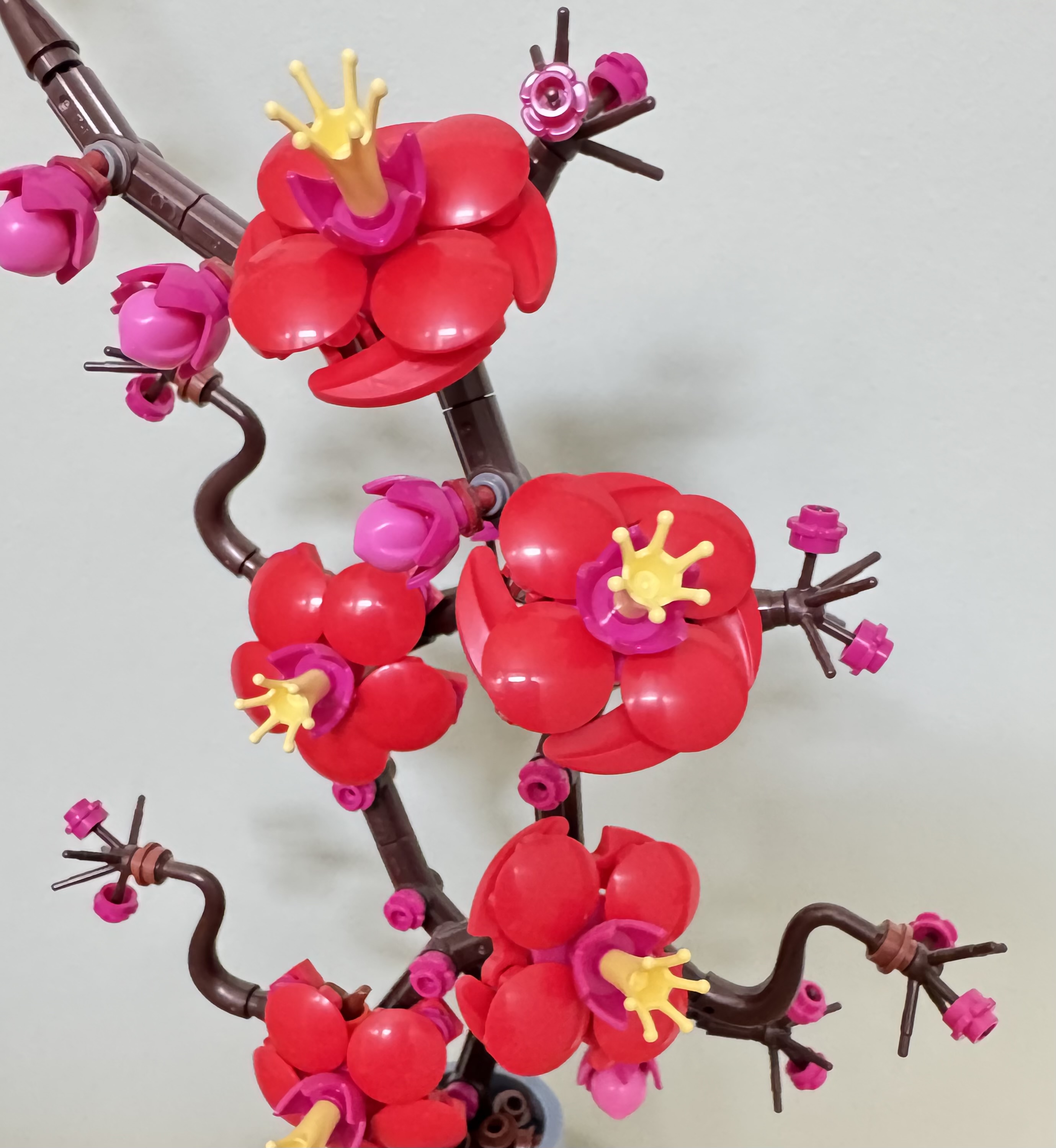 LEGO Japanse Abrikoos ingezoomd