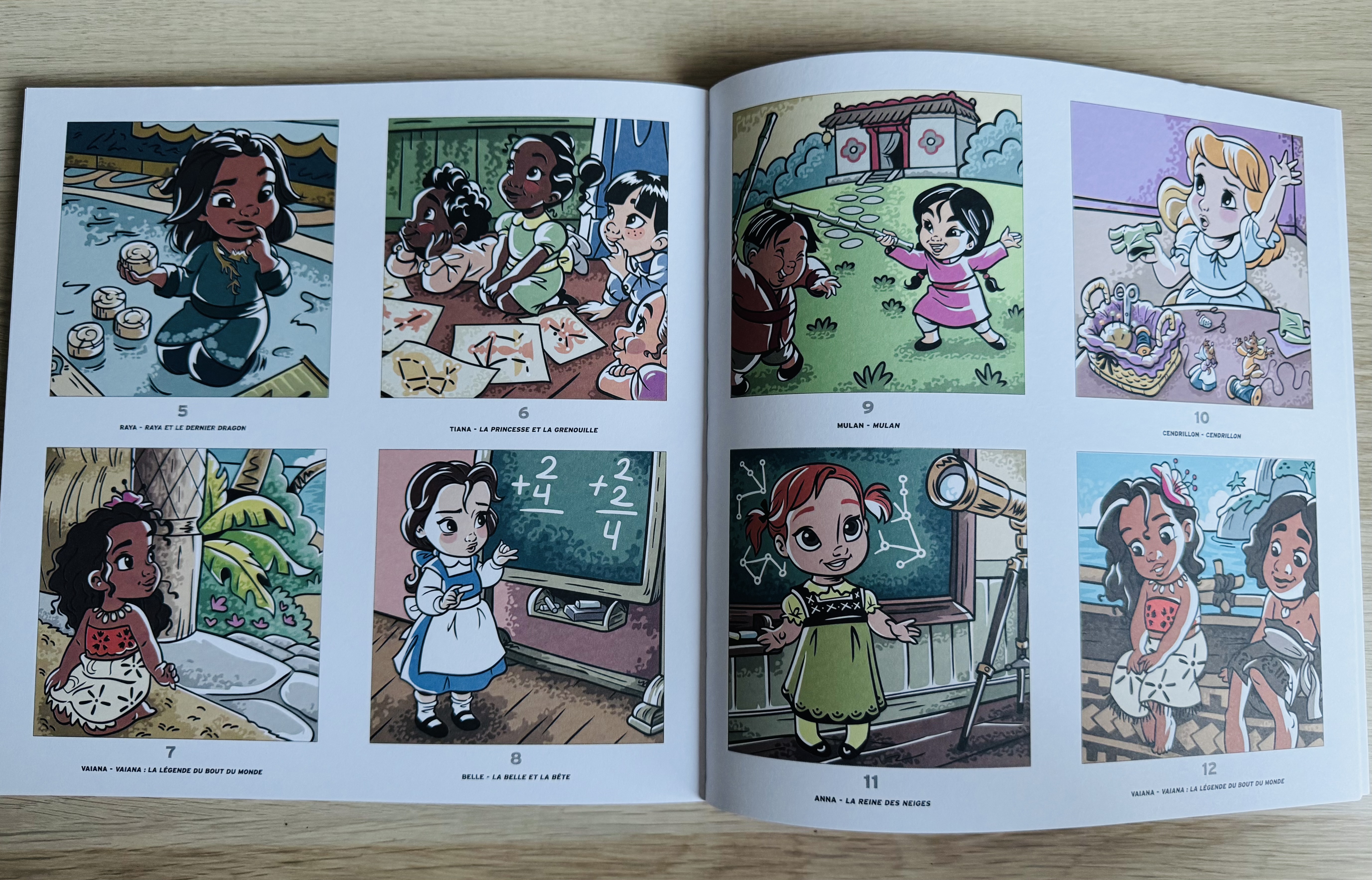 Voorbeeld kleurplaten uit het kleurboek petites poupees