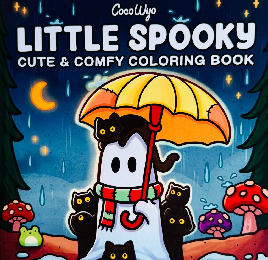 Kaft van Little Spooky kleurboek van Coco Wyo