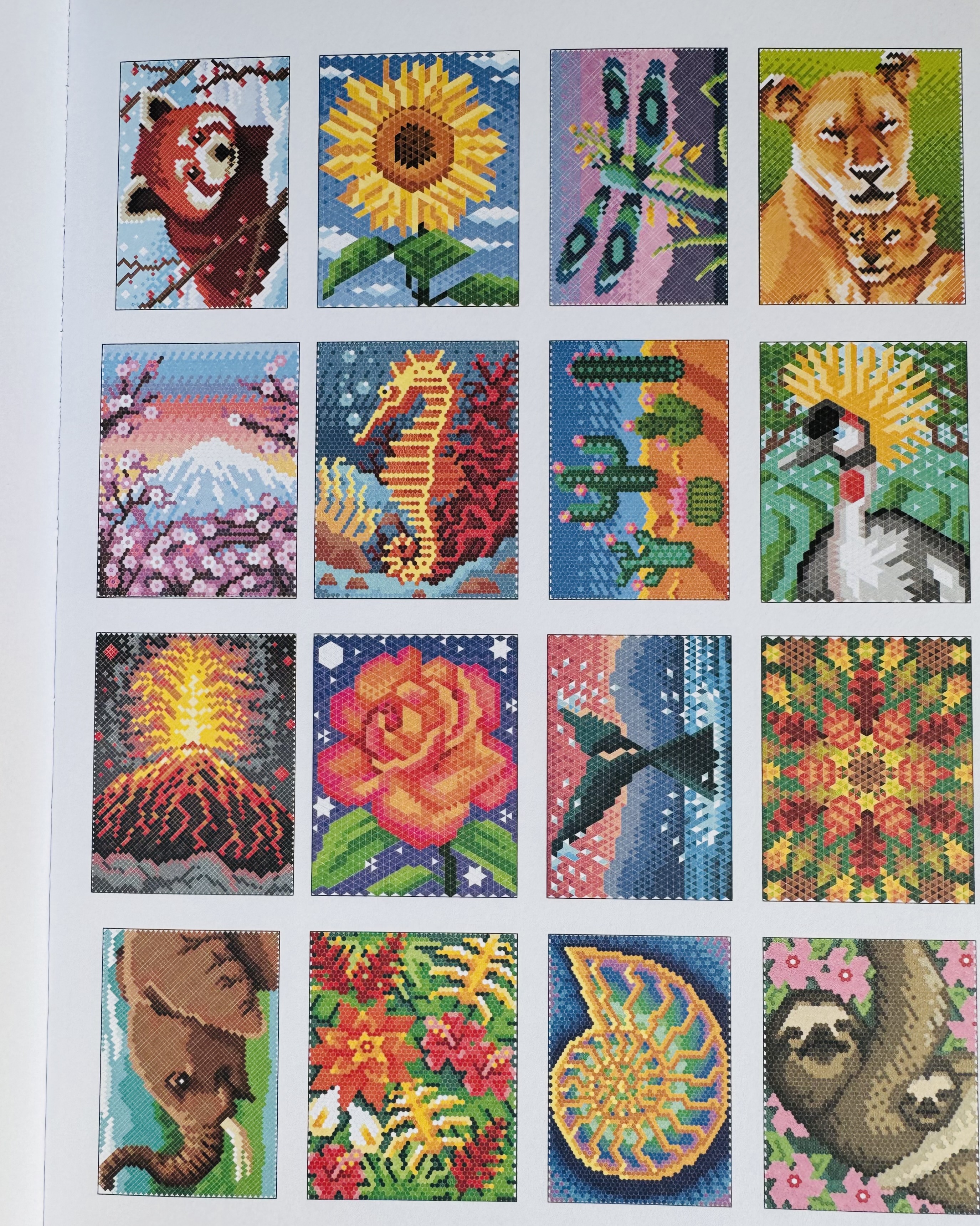 Voorbeelden uit Kleuren op nummer deel 8: Natuur