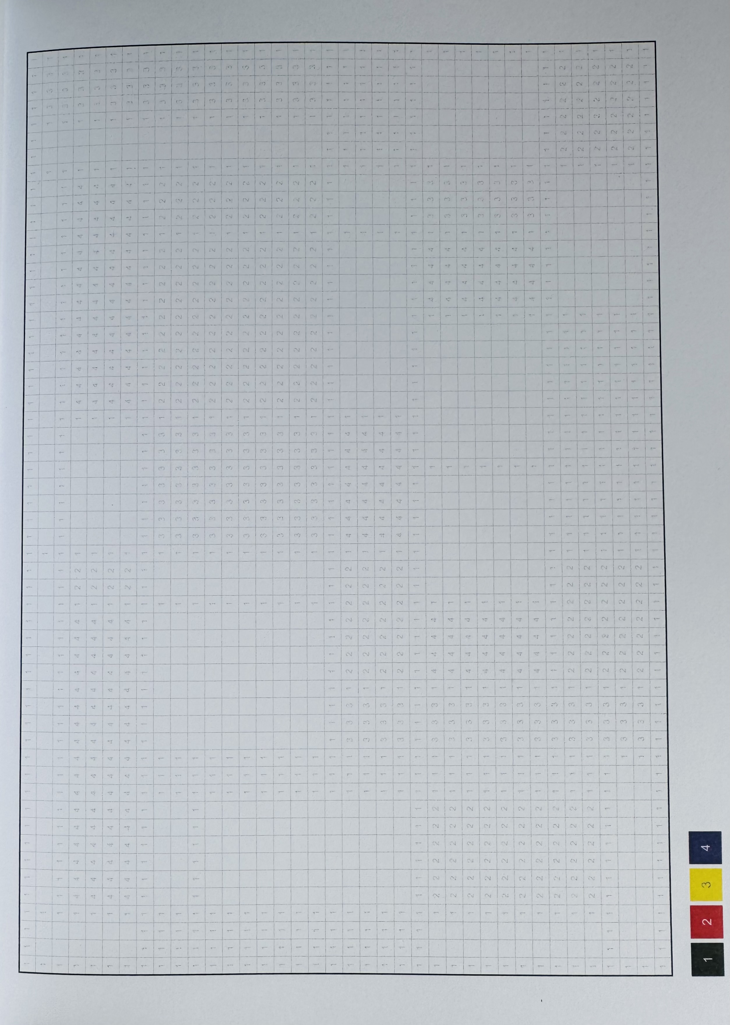 Niet ingekleurde kleurplaat uit Kleuren op nummer deel 4: Kunstwerken