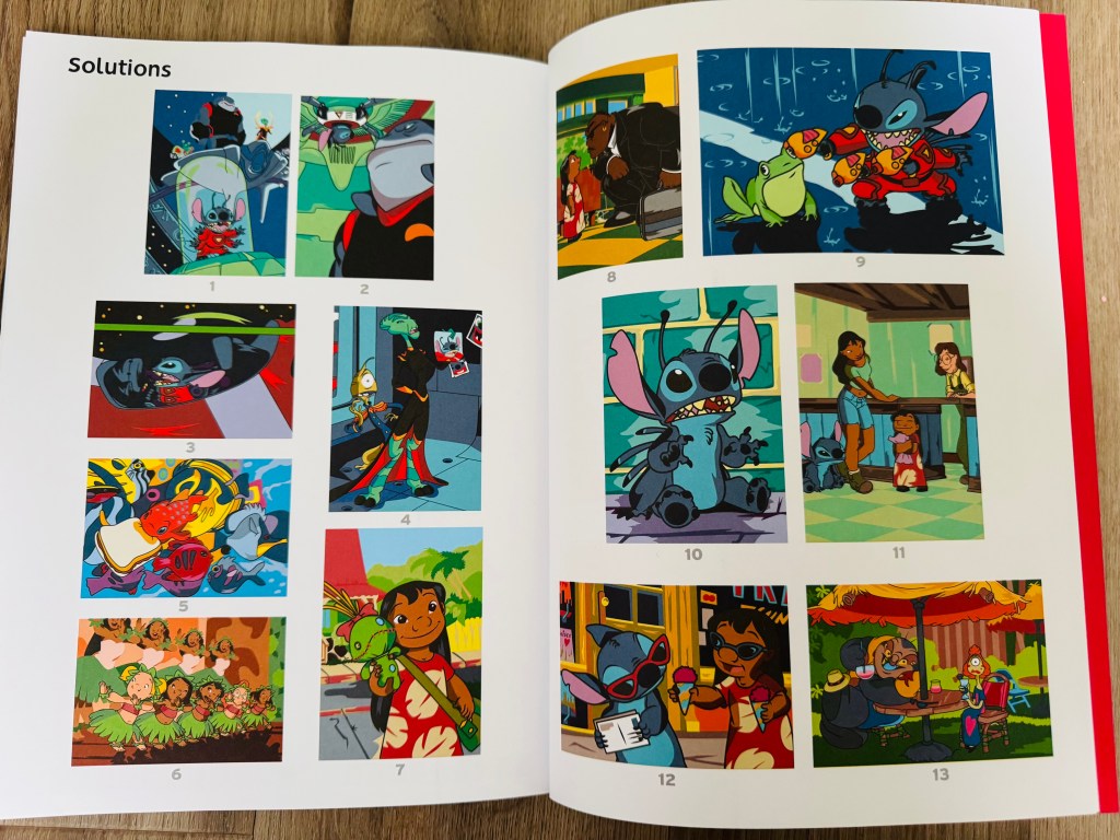 Voorbeelden kleurplaten uit het Lilo en Stitch kleurboek