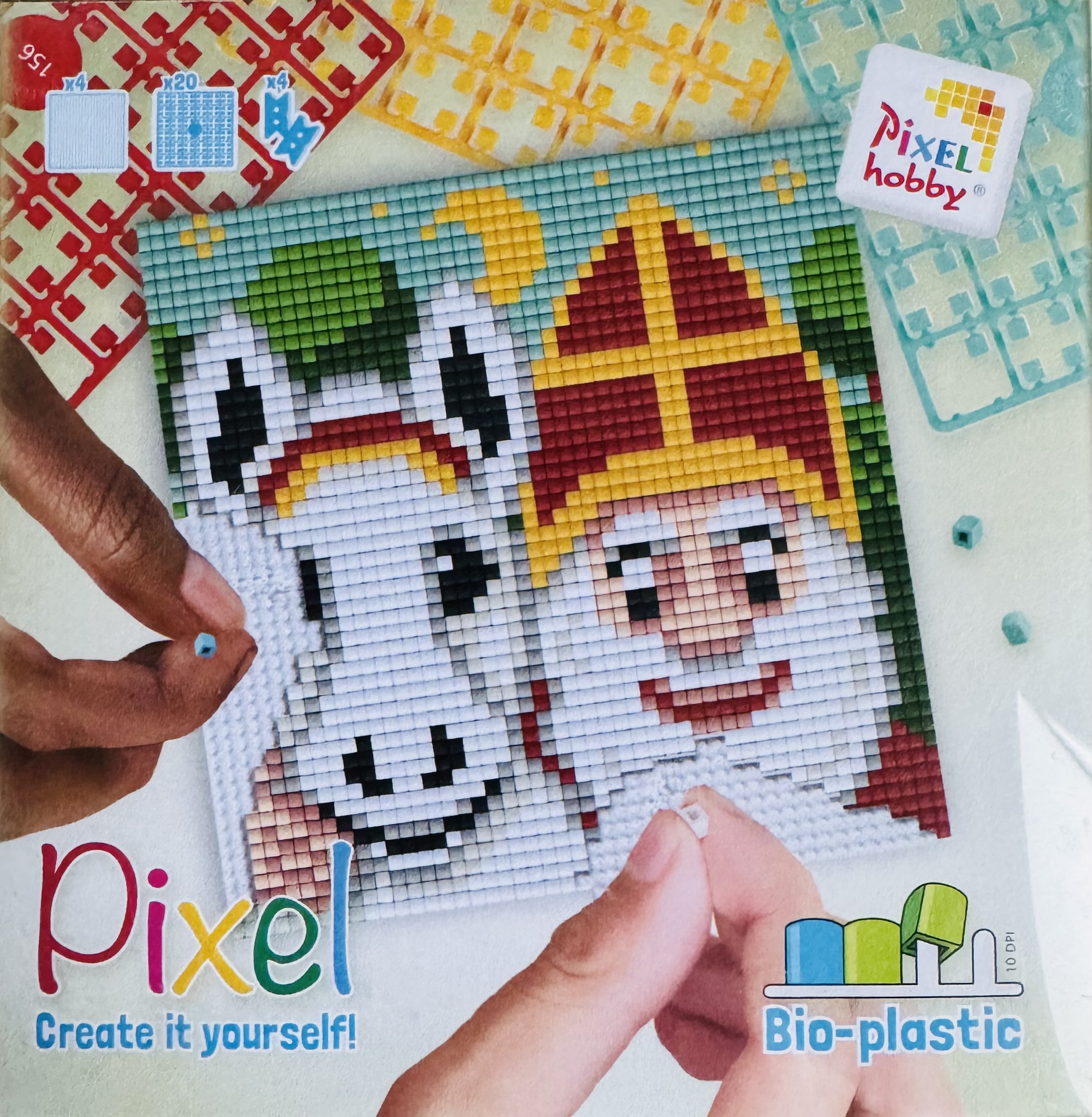 Pixelhobby Sinterklaas met paard verpakking