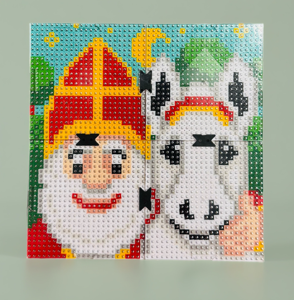 De achterkant van het Pixelhobby project