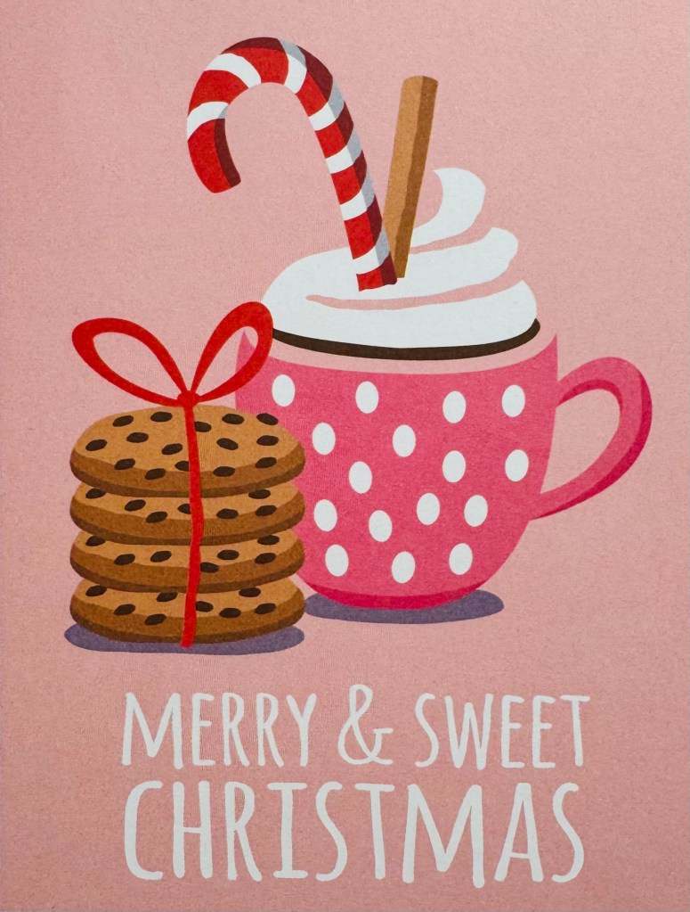 Kleurplaat warme chocolademelk en kerstkoekjes