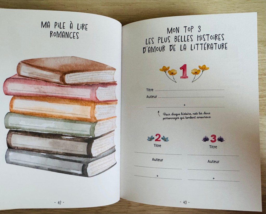 Pagina uit het boek waarin je kunt noteren welke boeken je nog wilt lezen