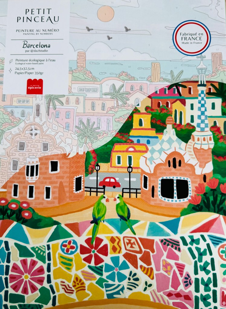 Schilderen op nummer pakket Barcelona