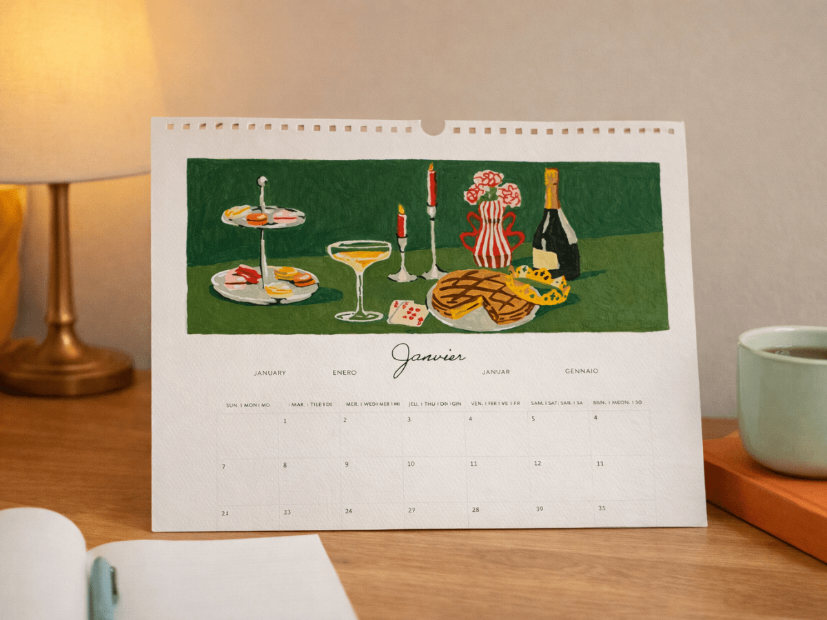 Een kalender die helpt onthouden (en waar je blij van&nbsp;wordt)