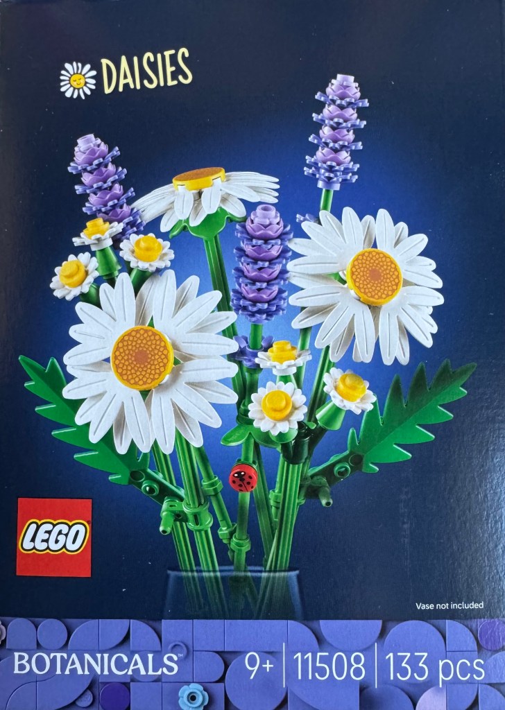 Doos van LEGOset madeliefjes