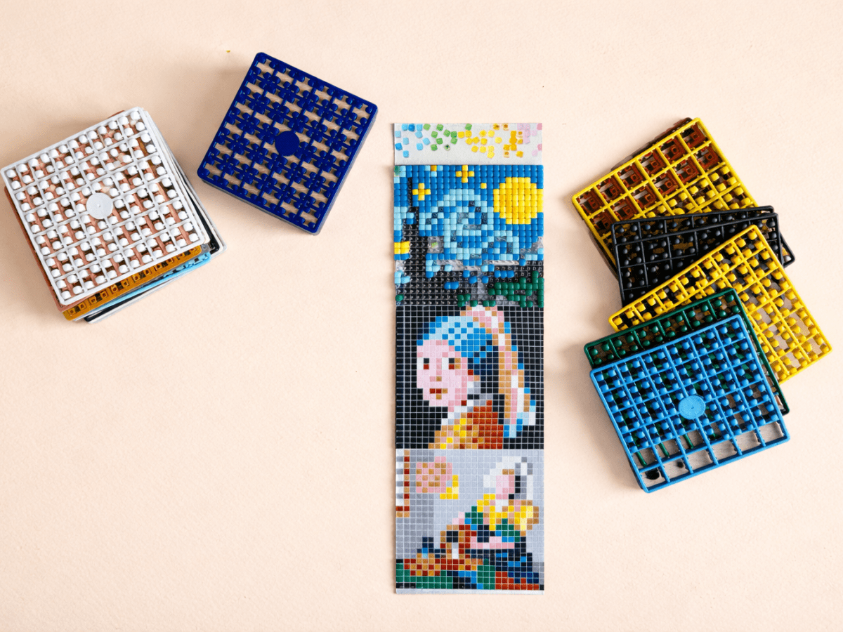 Pixelhobby Nederlandse Meesters Kubus – drie mini-meesterwerkjes in&nbsp;pixelvorm