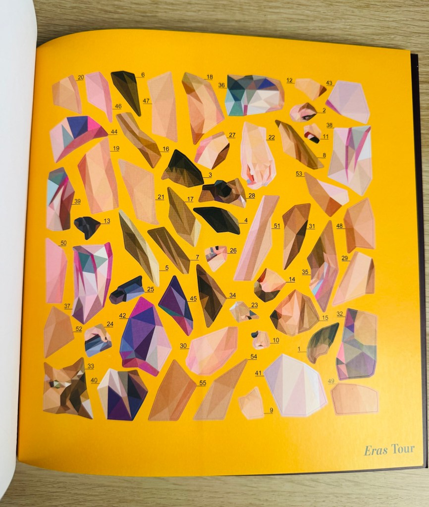 Stickerblad uit het Taylor Swift stickerboek