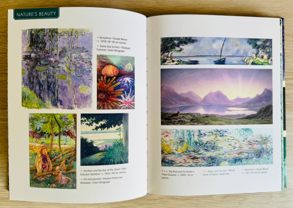 Een pagina uit het boek in de categorie Nature’s Beauty