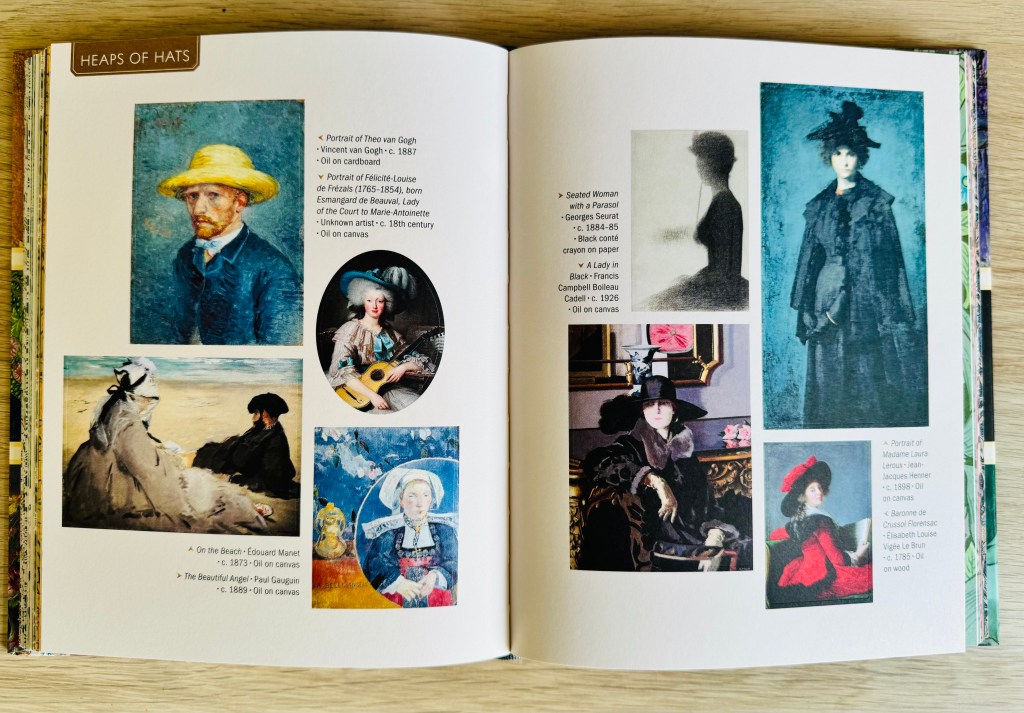 Een pagina uit het boek in de categorie Heaps of Hats