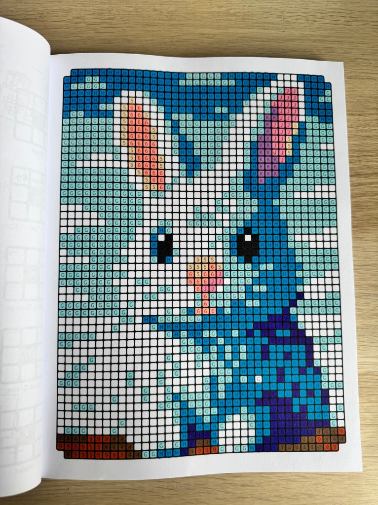 Kleurplaat van een konijntje