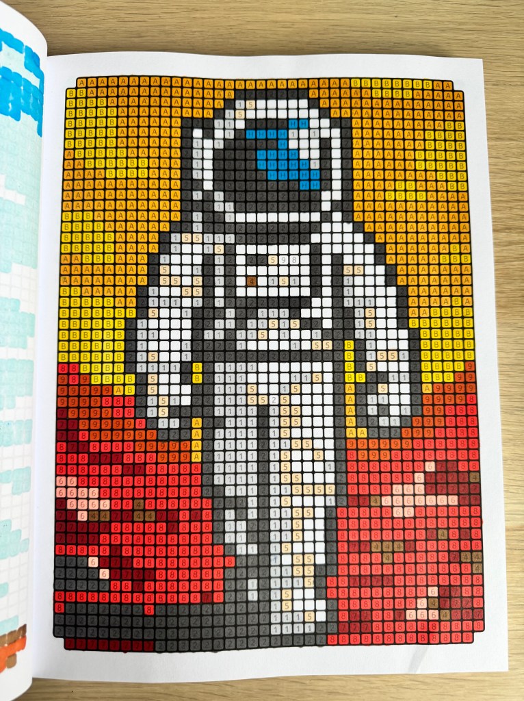 Kleurplaat van een astronnaut