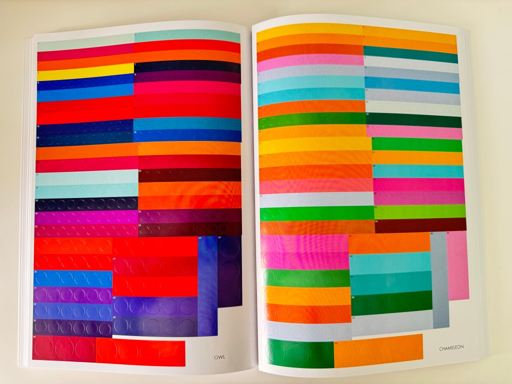 Vellen met de ronde stickertjes