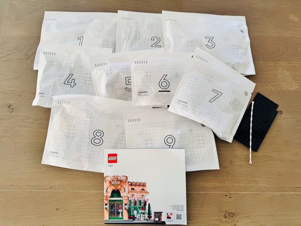 Alle onderdelen van de  Lego set