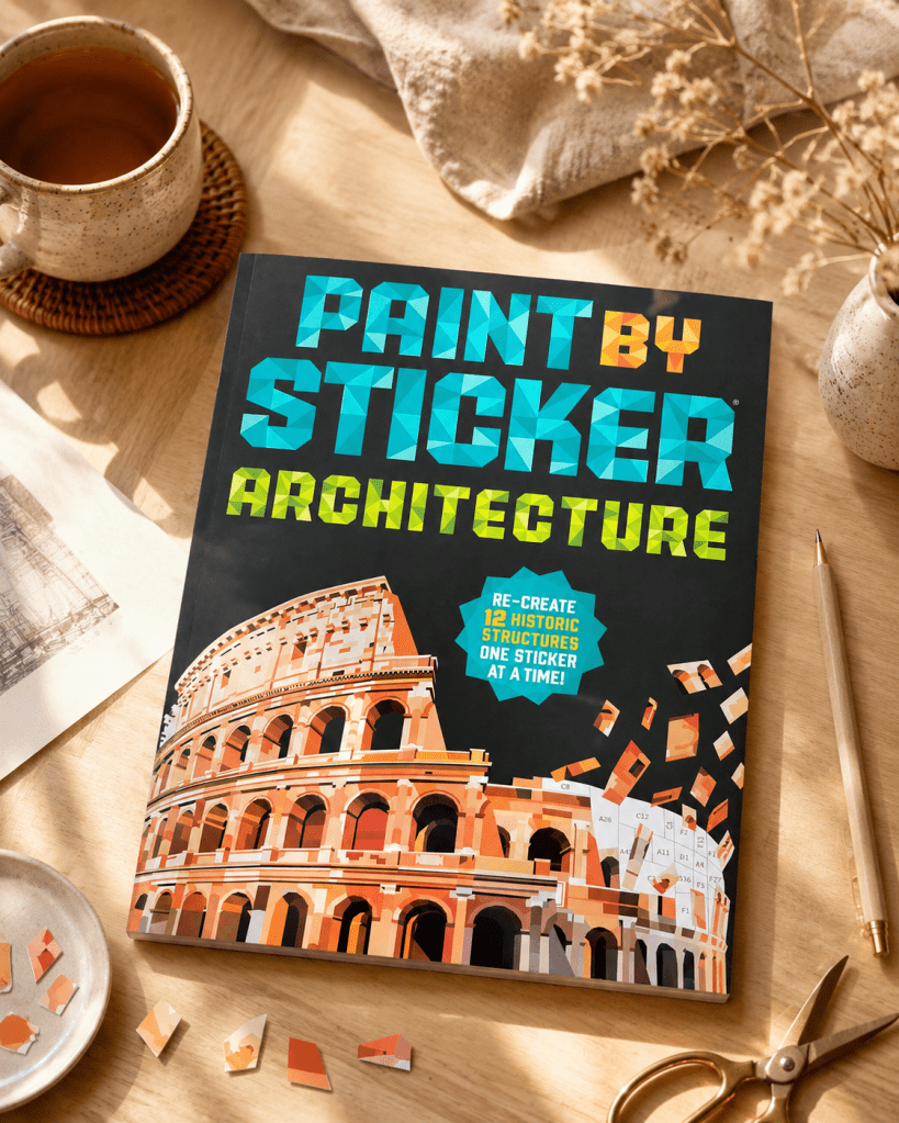 De kaft van Paint by Sticker Architecture