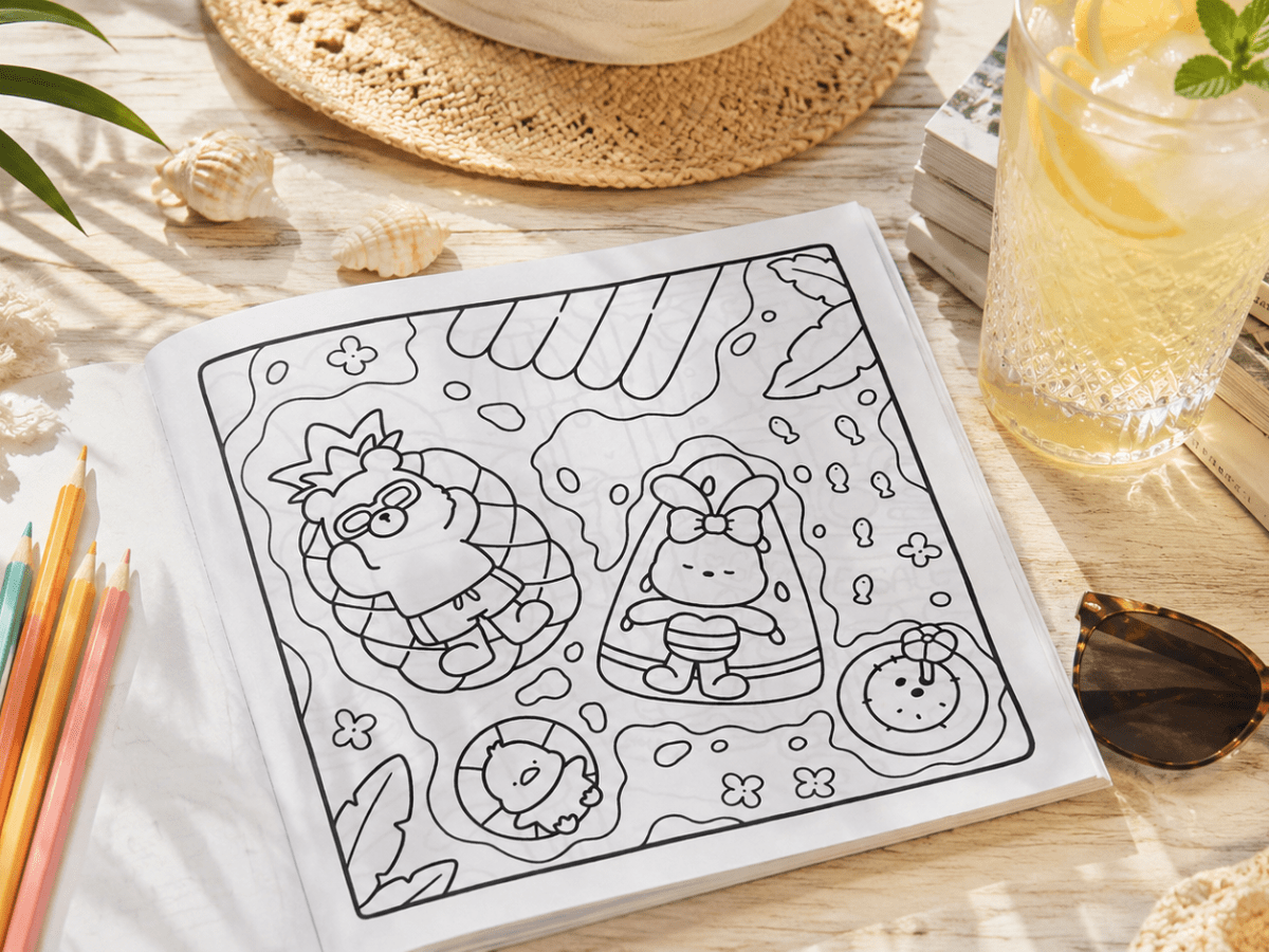 De leukste cosy kleurboeken voor in je&nbsp;vakantiekoffer