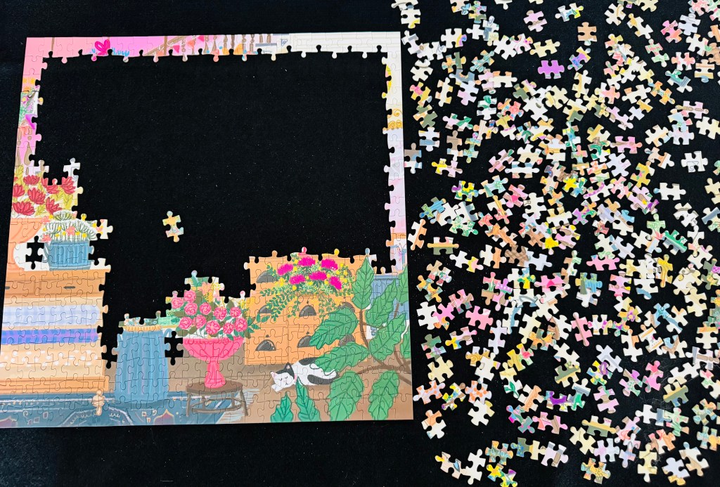 De puzzel halverwege