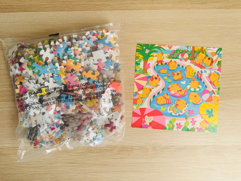 De puzzelstukjes en het voorbeeld