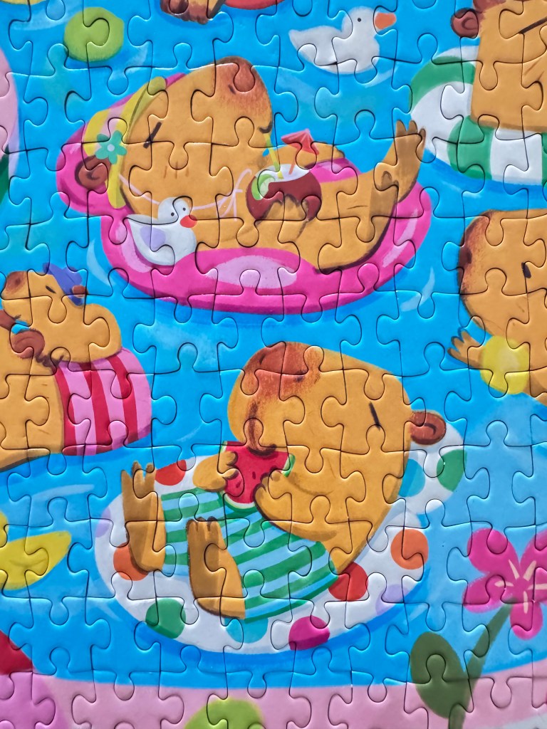 Close-up van de puzzel
