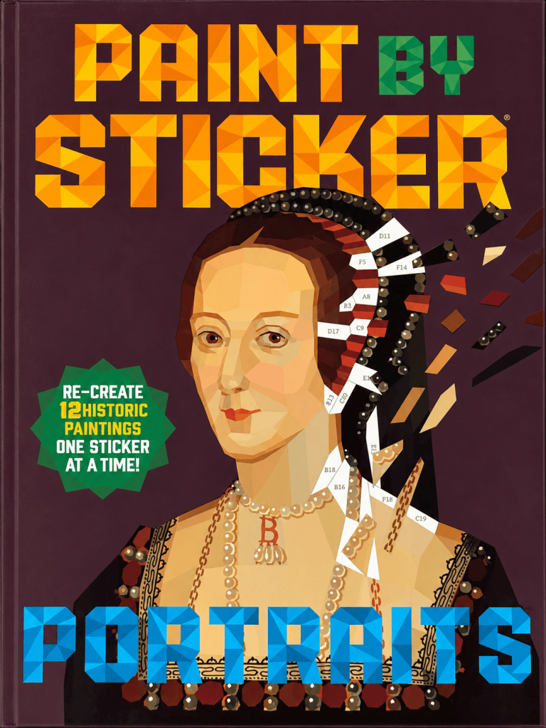 Cover van Paint by Sticker portraits